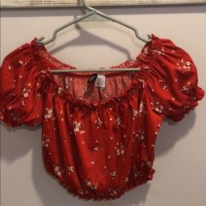 H&M off the shoulder top